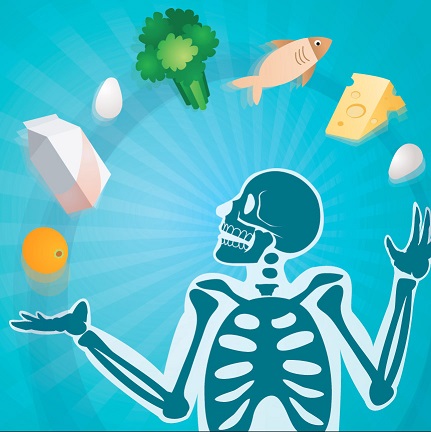 Bone Health Skeleton Juggling Food smaller