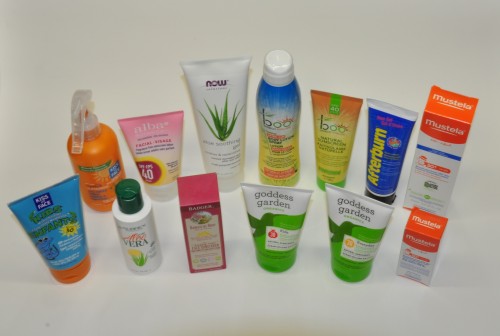 Sunscreens and After Sun Products